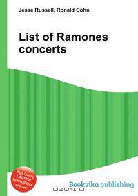 List of Ramones concerts