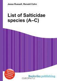 List of Salticidae species (A–C)