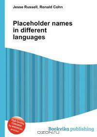 Placeholder names in different languages