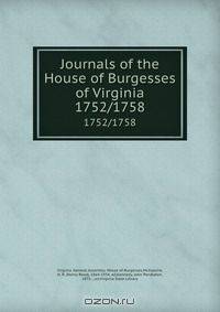 Journals of the House of Burgesses of Virginia