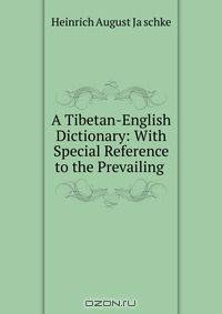 A Tibetan-English Dictionary: With Special Reference to the Prevailing .