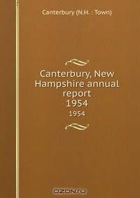 Canterbury, New Hampshire annual report