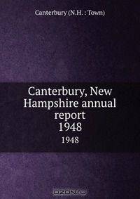 Canterbury, New Hampshire annual report