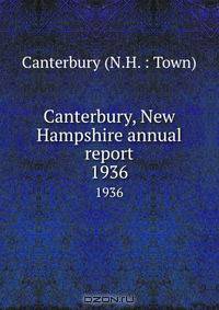 Canterbury, New Hampshire annual report