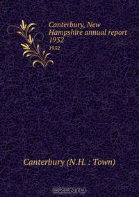 Canterbury, New Hampshire annual report