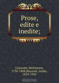 Prose, edite e inedite;