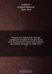 Histoire des cabinets de l