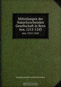 Mitteilungen der Naturforschenden Gesellschaft in Bern