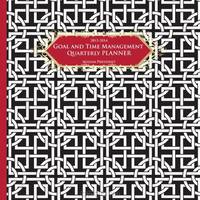 2013 - 2014 Goal and Time Management Quarterly Planner "Madam President": black/white and red