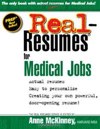 Real-Resumes for Medical Jobs