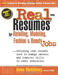 Real-Resumes for Retailing, Modeling, Fashion & Beauty Jobs
