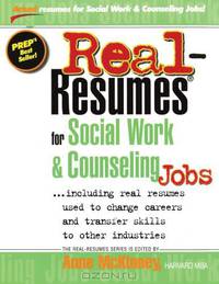 Real-Resumes for Social Work & Counseling Jobs