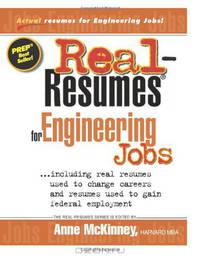 Real-Resumes for Engineering Jobs