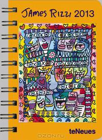 2013 James Rizzi Deluxe Pocket Engagement Calendar