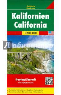 California. Kalifornien. Калифорния, Карта 1:600 000