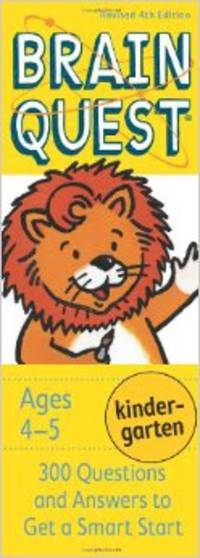 Brain Quest Cards: Kindergarten