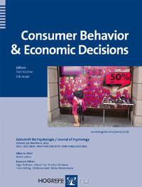 Consumer Behavior and Economic Decisions (Zeitschrift fuer Psychologie - Journal of Psychology) (Zeitschrift Fur Psychologie)