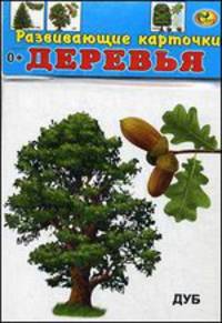 Развивающие карточки. Деревья. 12 карточек