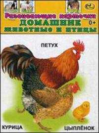 Развивающие карточки. Домашние животные и птицы (12 карточек)