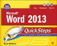 Microsoft® Word 2013 QuickSteps