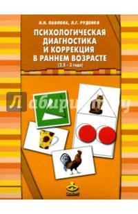 Психологическая диагностика и коррекция в раннем возрасте (2,5-3 года). Комплект из карточек 40 листов + методическое пособие