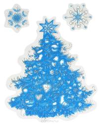 Елочка. Новогодние наклейки на окна