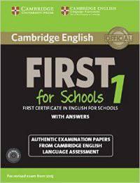 Cambridge English First for Schools 1 for Revised Exam from 2015 Student's Book Pack (+ Audio CD)