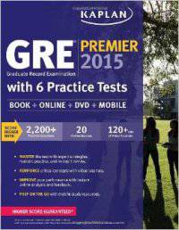GRE Premier 2015 with 6 Practice Tests: Book + DVD + Online + Mobile (+ DVD-ROM)