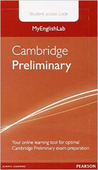 MyEnglishLab Cambridge Preliminary Standalone Student Access Card Printed Access Code