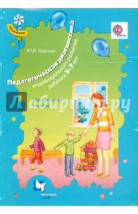 Педагогическая диагностика индивидуального развития ребенка 3-7 лет. Методическое пособие. ФГОС