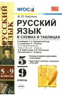 Русский язык в схемах и таблицах. 5-9 классы. Ко всем действующим учебникам. ФГОС