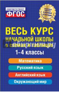 Весь курс начальной школы. Математика. Русский язык. Английский язык. Окружающий мир. 1-4 классы. В схемах и таблицах