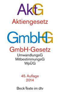 Aktiengesetz. GmbH-Gesetz