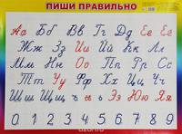 Пиши правильно. Плакат
