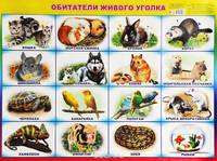 Обитатели живого уголка . Плакат