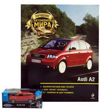 Лучшие автомобили мира "Audi A2". Журнал + модель автомобиля в масштабе 1:60