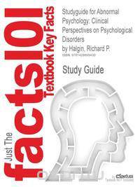 Studyguide for Abnormal Psychology
