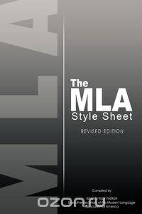 The MLA Style Sheet