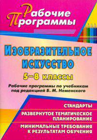 Изобразительное искусство. 5-8 классы. Рабочие программы по учебникам под редакцией Б. М. Неменского