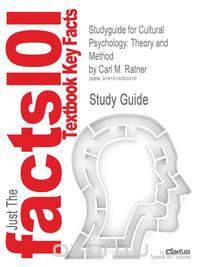 Studyguide for Cultural Psychology