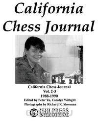 California Chess Journal Vol. 2-3 1988-1990