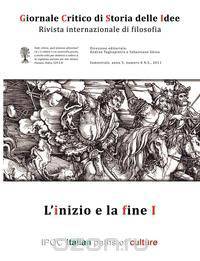 Giornale Critico Di Storia Delle Idee No.6/2011