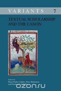 Textual Scholarship and the Canon.