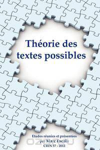 Theorie Des Textes Possibles