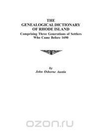 Genealogical Dictionary of Rhode Island