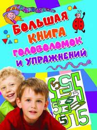 Большая книга головоломок и упражнений. Активити (голубая)
