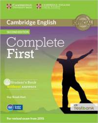 Complete First Student's Book without Answers with Testbank