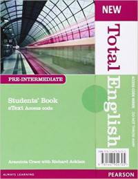 New Total English Pre-intermediate Etext Students' Book. Access Card. Printed Access Code