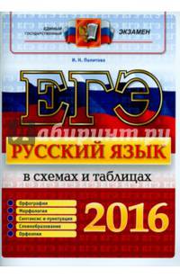 ЕГЭ 2016. Русский язык. В схемах и таблицах