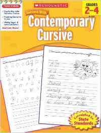 Scholastic Success with Contemporary Cursive, Grades 2-4